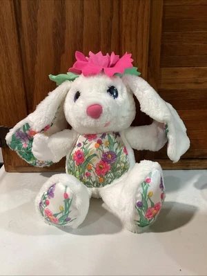 1992 Peppermint Rose Candy Blossoms coco clavel blanco peluche conejito - raro Foto 1 de 4