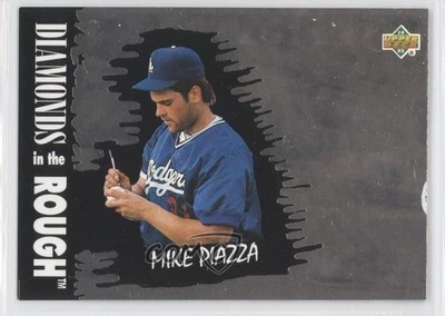 1993 Upper Deck Diamond Gallery /123600 Mike Piazza #34 HOF - Image 1 of 2