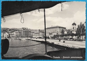 Trieste Scorcio Panoramico 1956 FG cartolina vintage postcard postkarte MA2184 - Picture 1 of 2