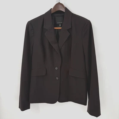 Blazer The Limited Talla 12 Negro Trabajo Oficina Carrera Chaqueta Un Botón Foto 1 de 4