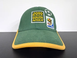 2010 FIFA World Cup Hat Cap Strap Back South Africa Yellow Green Soccer Football - Picture 1 of 12