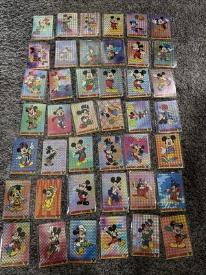 Vintage Disney Vending Machine Prism Sticker Set 42 Pc SORCERER MICKEY MOUSE - Image 1 of 4