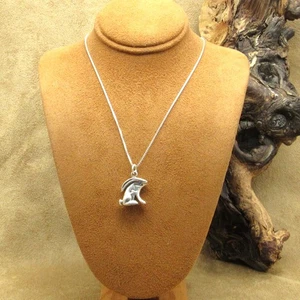 Südwesten Sterlingsilber Herz Linie Kaninchen Halskette - Bild 1 von 7