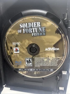 Soldier of Fortune Payback PS3 Juego Playstation 3 Blockbuster Estuche Probado - Imagen 1 de 2