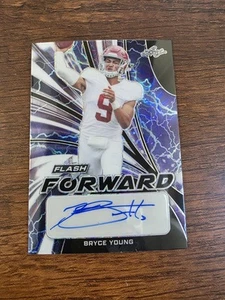 Leaf Flash Forward Bryce Young 2022 automático Blue Lightning brillo metalizado/4 - Imagen 1 de 2