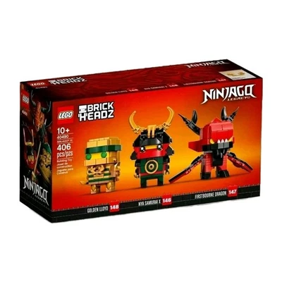 Lego 40490 Ninjago 10 Aniversario Brickheadz Retirado Nuevo Sellado LEGO Exclusivo Foto 1 de 4