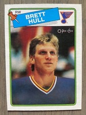 1988-89 O PEE CHEE BRETT HULL  ROOKIE CARD # 66, SUPERSTAR!