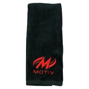 Motiv Competition Bowling Towel Black/Red - Picture 1 of 1