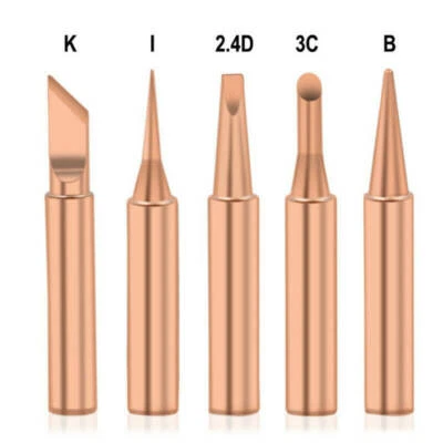 MARKENLOS 5 puntas de soldadura puntas de soldadura soldador 900M-T-3C/2.4D/B/K/I para estación de soldadura Soldering