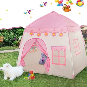 Girls Play Tent Princess Castle Playhouse Toddler Kids Indoor Outdoor Game House - Picture 1 of 11