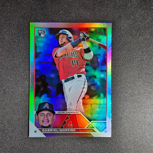 2023 Topps Update Series GABRIEL MORENO Rainbow Foil RC #US161 Diamondbacks