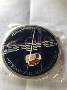 Porsche 356 club grill badge Potsdam 9-11 2016 Jahrestreffen German - Picture 1 of 3