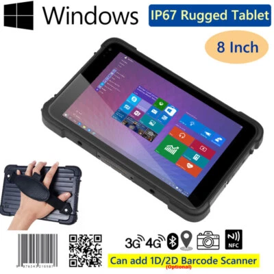 WIFI 4G LTE Windows 10 Rugged Tablet PC Logistics Mobile NFC 2D Barcode Scanner - Image 1 of 4