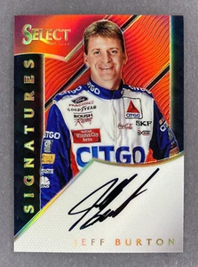 2017 Panini Select Racing Signatures Red Prizm #S-BU Jeff Burton SP AUTO [22/25] - Picture 1 of 2