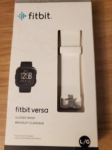 Genuine OEM Original Fitbit Versa Band white large - Picture 1 of 2