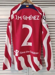 Atletico Madrid Player Issue home Shirt Long Sleeves Jersey - Imagen 1 de 8