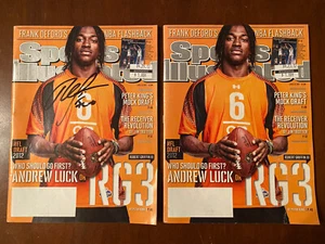 Robert Griffin III signed 2012 Sports Illustrated Magazine+ Lot3 Heisman NFL RG3 - Picture 1 of 6