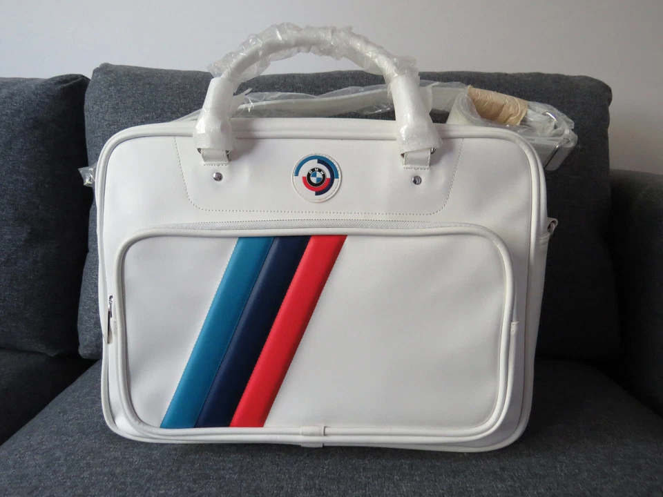Bolso de Lona BMW Motorsport Heritage Raro Nuevo con Etiquetas Foto 1 de 4