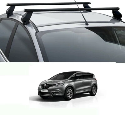 BARRE PORTATUTTO ACCIAIO RENAULT ESPACE ANNO 2019 PREDISPOSIZIONI ORIGINALI OMOL - Immagine 1 di 4