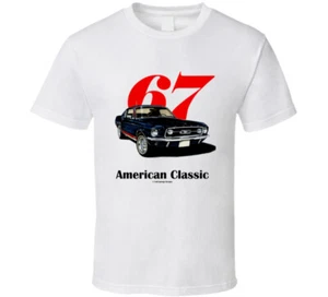 67 Stang Fastback American Classic Ponycar Muscle Gift T Shirt - Picture 1 of 3