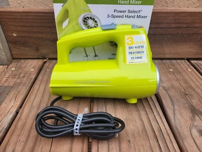 Cuisinart Power Select 3-Speed Hand Mixer Green Rare Beaters not included - Image 1 of 4