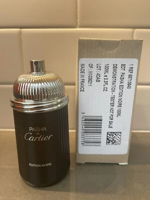 PASHA DE Cartier EDICIÓN NEGRA EDT Spray 3.3oz/100 ml Probador Hombre NUEVO EN CAJA Foto 1 de 4