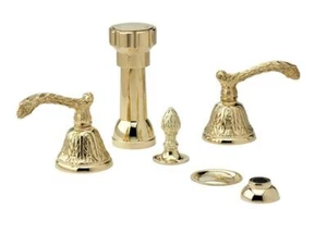 Phylrich BAROQUE Four Hole Bidet Set K4144-15A with Valve/Hoses included -Pewter - Picture 1 of 6