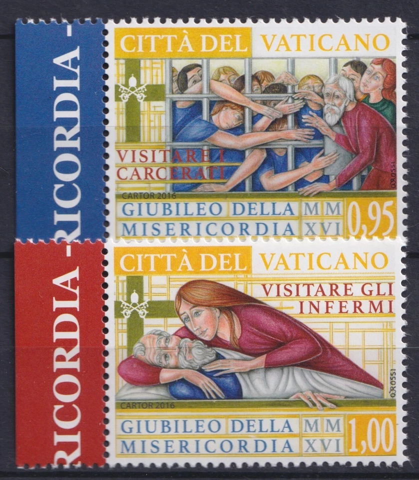 VATICAN CITY . 2016 Holy Year of Mercy (1632-33) . Mint Never Hinged - Image 1 of 1