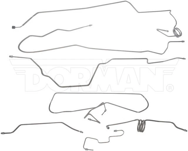 Dorman 919-164 Stainless Steel Preformed Brake Line Kit fits Ford models - Image 1 of 4