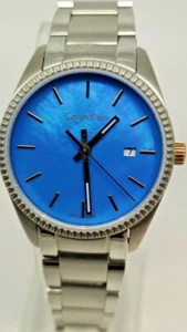 Calvin Klein Alliance K5R33B4X Blue Mother of Pearl Ladies Watch (200F) - Picture 1 of 6
