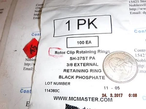 Anillo retentador con clip de rotor SH-37ST - Imagen 1 de 3