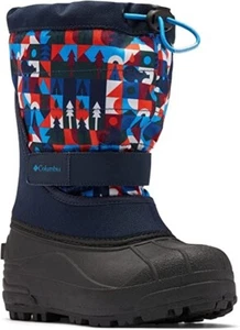 Columbia Unisex-Child Childrens Powderbug Plus II Print Snow Boot - Picture 1 of 7