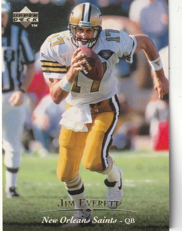 FREE SHIPPING-MINT -1995 Upper Deck Jim Everett #69 SAINTS - Image 1 of 1