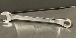 SK 3/8  WRENCH 6 POINT 88212 SAE HAND TOOL MADE IN USA Chrome Used Sk Tools - Picture 1 of 8