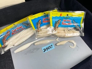 Soft Plastics Fishing Baits-SALT WATER ASSASSIN Shad-Curly & Split Tail   IN5437 - Picture 1 of 9