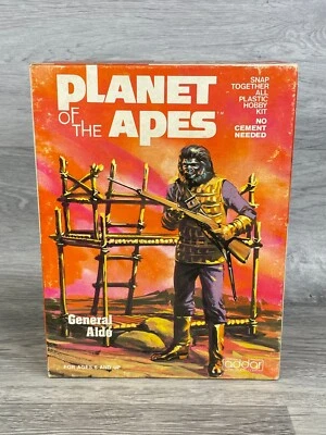 Rare Planet Of The Apes  General Aldo Vintage Model Kit, Addar Rare 1973, Mego - Image 1 of 4