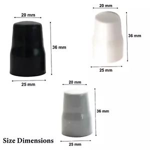 Radiator Valve Cap Universal Replacement Central Cover Valve Plumb 3colour- 5pc - Picture 1 of 36
