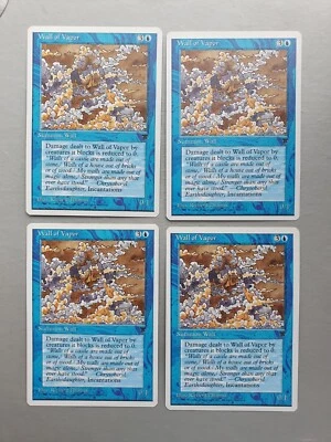 Wall of Vapor x4 PLAYSET , MTG Chronicles (1995), Common Blue Creature NM - Image 1 of 2