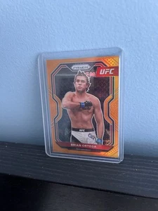 Brian Ortega 2021 Panini Prizm UFC Orange Refractor Card /99 #48 - Picture 1 of 2