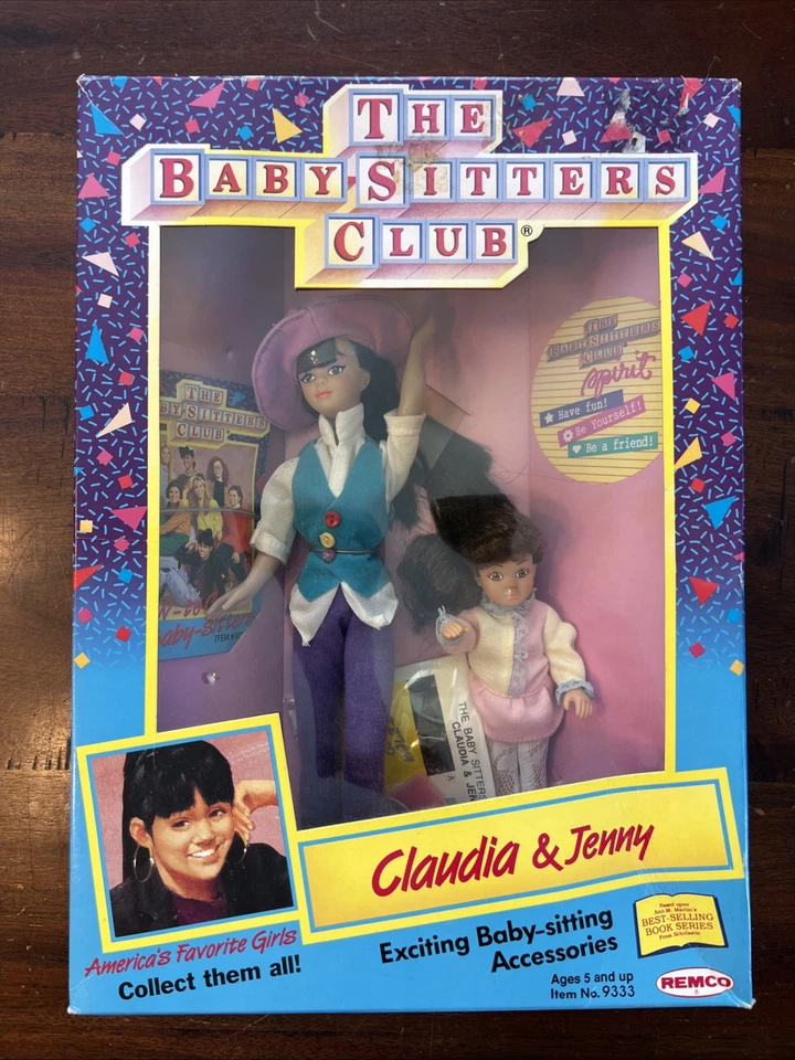 Remco 1991 Vintage Babysitters Club Claudia & Jenny Dolls -