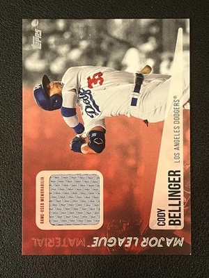 Cody Bellinger 2019 Topps Baseball Update Major League Material Relic Dodgers - Image 1 of 2