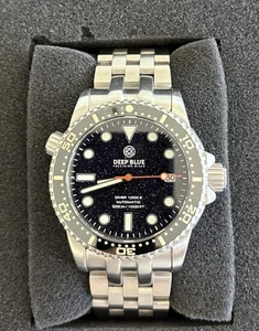 Deep Blue Diver 1000 II Automatic Nice Dial Men’s Watch - EXCELLENT CONDITION - Picture 1 of 13