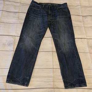 Jeans uomo American Eagle slim taglia 36x30 blu - Foto 1 di 17