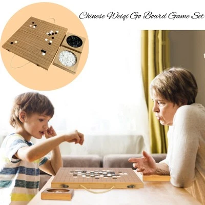 Weiqi Baduk Go Game Set Folding Board Chinese Go Game Set Classic Strategy Game - Image 1 of 4
