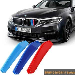 BMW G30 Grill Trim G31 Serie 5 Parrilla M Sport 3 Colores Rayas Insignia 2018-2020 - Imagen 1 de 3