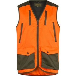 Chaleco Seeland Travo Alta Visibilidad Naranja Grande Doble Frontal Bolsillos Cartucho, Ha - Imagen 1 de 20