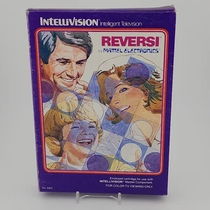 Reversi (Intellivision, 1981) - Box - Manual - Cart - Overlays - Picture 1 of 7
