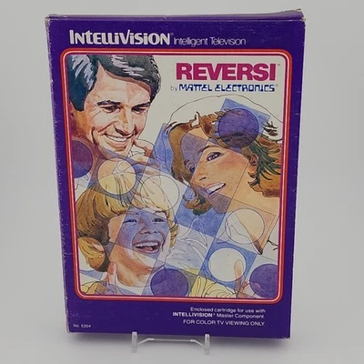 Reversi (Intellivision, 1981) - Box - Manual - Cart - Overlays - Image 1 of 4