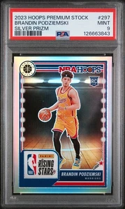 2023 PANINI HOOPS PREMIUM STOCK - BRANDIN PODZIEMSKI - SILVER PRIZM #297 RC PSA 9 - Bild 1 von 3