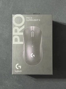 Logitech G PRO X Superlight 2 Wireless Gaming Mouse - Black - Afbeelding 1 van 4